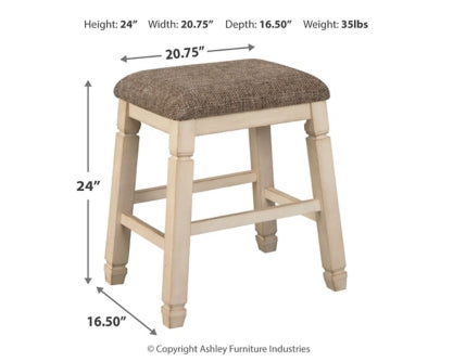 Bolanburg Counter Height Dining Table and 4 Barstools - PKG014019