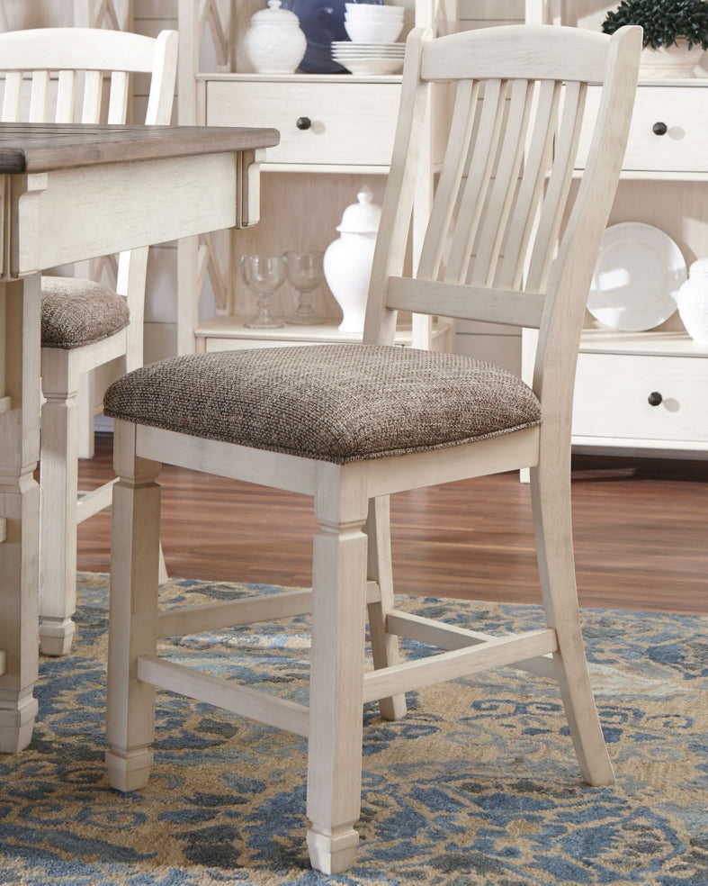 Bolanburg Counter Height Dining Table and 8 Barstools