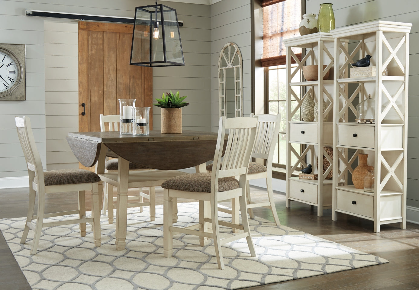Bolanburg Counter Height Dining Table and 4 Barstools - PKG000402