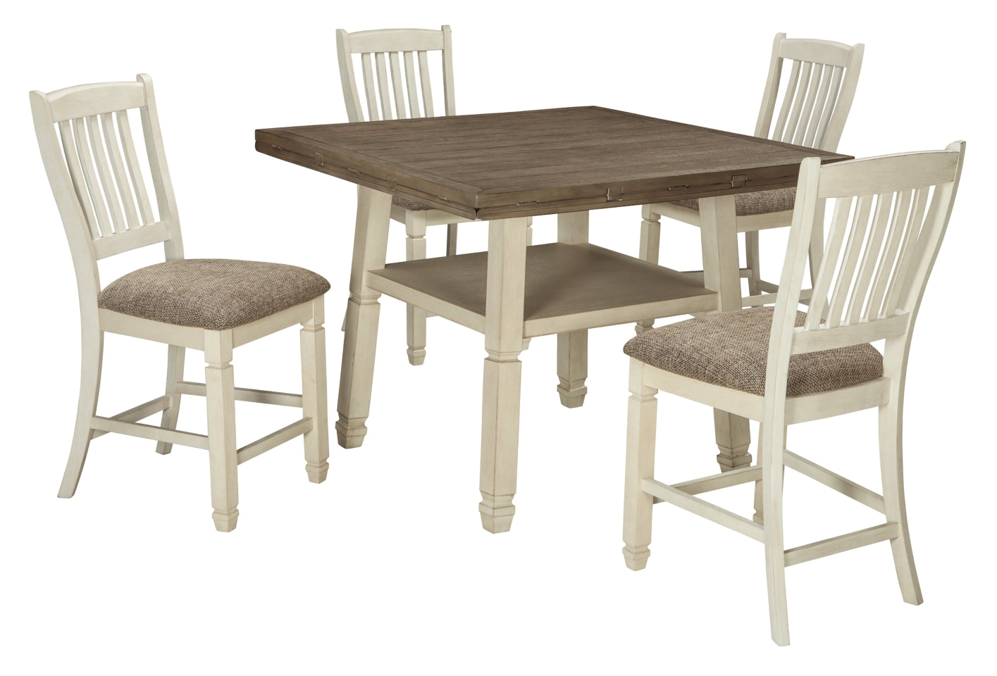Bolanburg Counter Height Dining Table and 4 Barstools - PKG000402