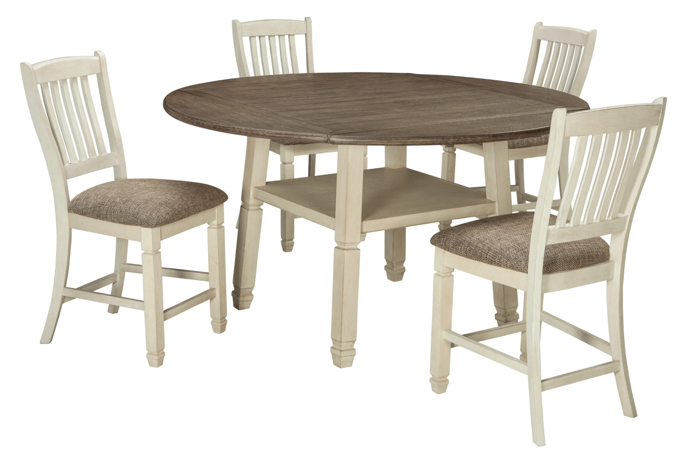 Bolanburg Counter Height Dining Table and 4 Barstools - PKG000402