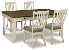 Bolanburg Dining Table and 4 Chairs - PKG002119