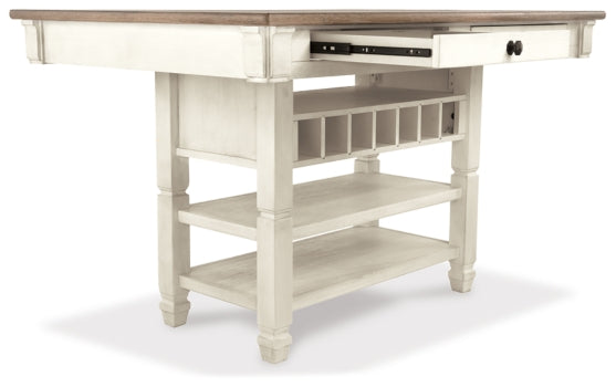 Bolanburg Counter Height Dining Table and 4 Barstools - PKG014019