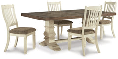 Bolanburg Dining Table and 4 Chairs - PKG013984