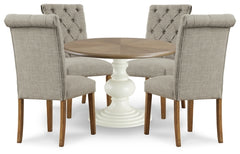 Shatayne Dining Table and 4 Chairs - PKG014937