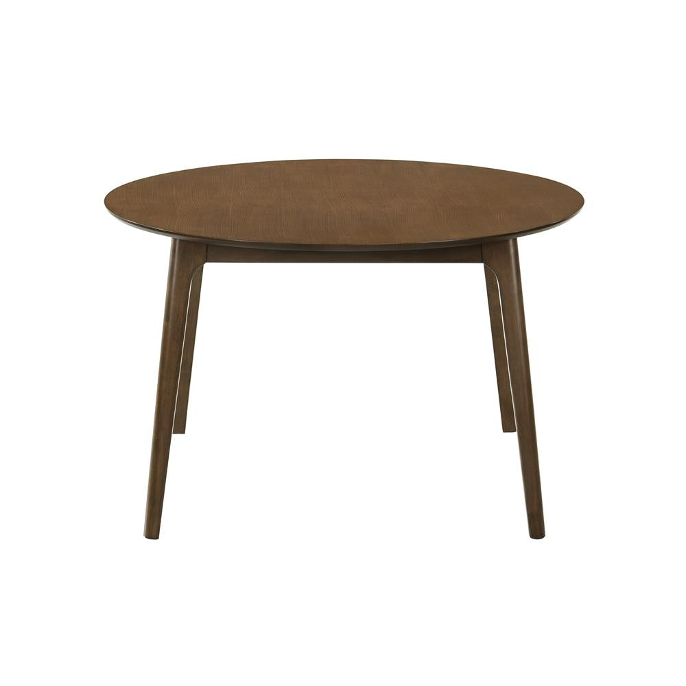 MAGGIE ROUND DINING TABLE-WALNUT