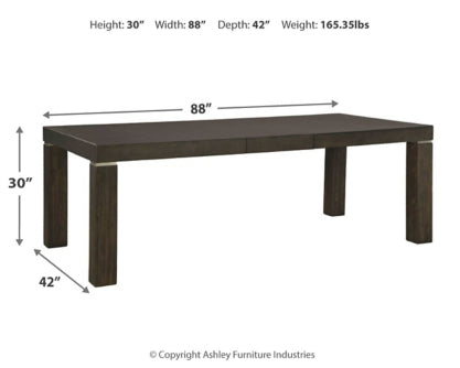 Hyndell Dining Table and 8 Chairs with Storage