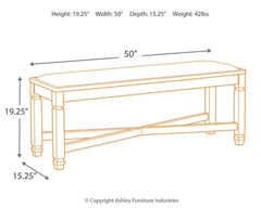 Tyler Creek Dining Bench