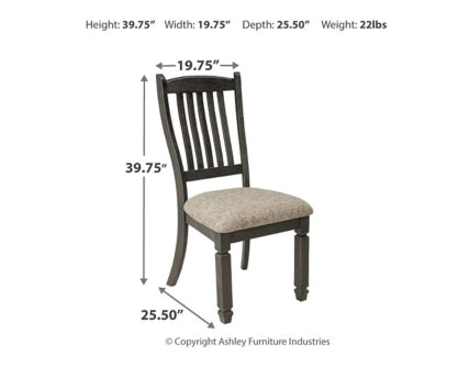 Tyler Creek Dining Table and 4 Chairs and Bench - PKG000213