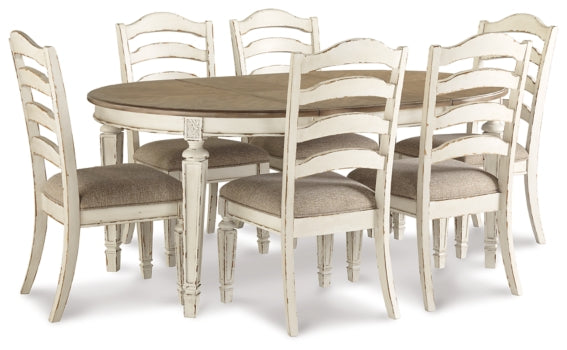Realyn Dining Table and 6 Chairs - PKG002222