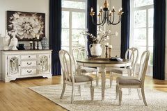 Realyn Dining Table and 4 Chairs - PKG002223