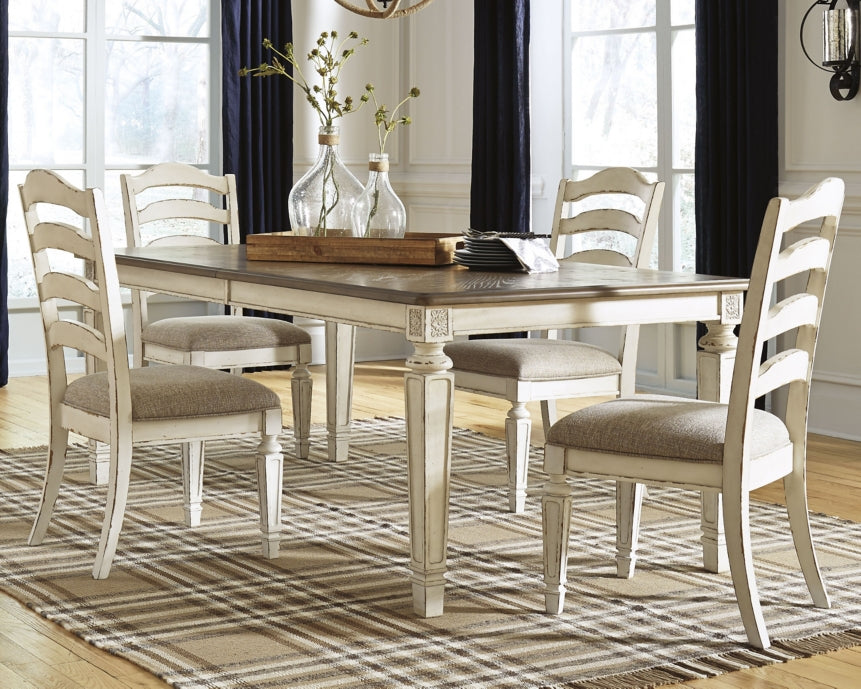 Realyn Dining Table and 4 Chairs - PKG002225