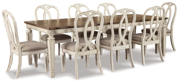 Realyn Dining Table and 8 Chairs - PKG002230