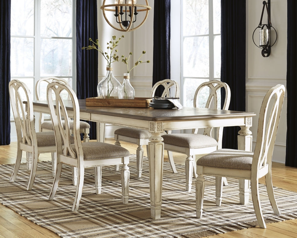 Realyn Dining Table and 6 Chairs - PKG002229