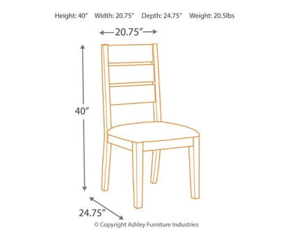 Grindleburg Dining Table and 6 Chairs - PKG000625