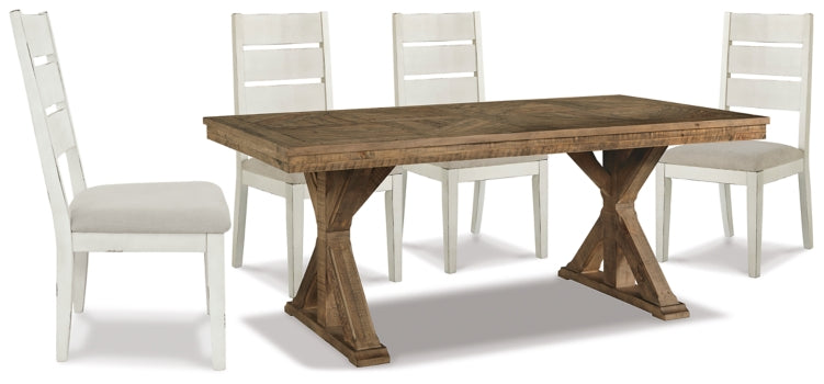 Grindleburg Dining Table and 4 Chairs - PKG013997