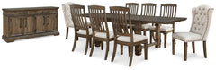 Markenburg Dining Table and 8 Chairs with Storage - PKG014204