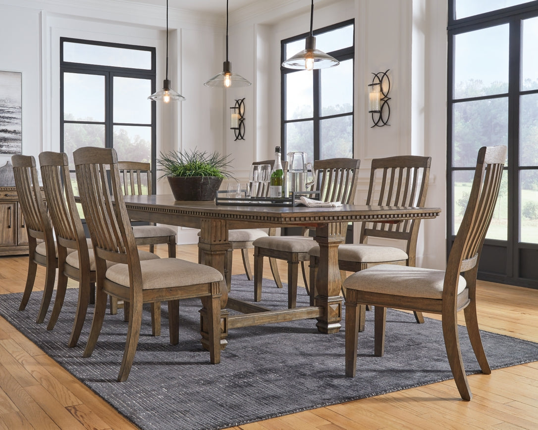 Markenburg Dining Table and 8 Chairs - PKG014202