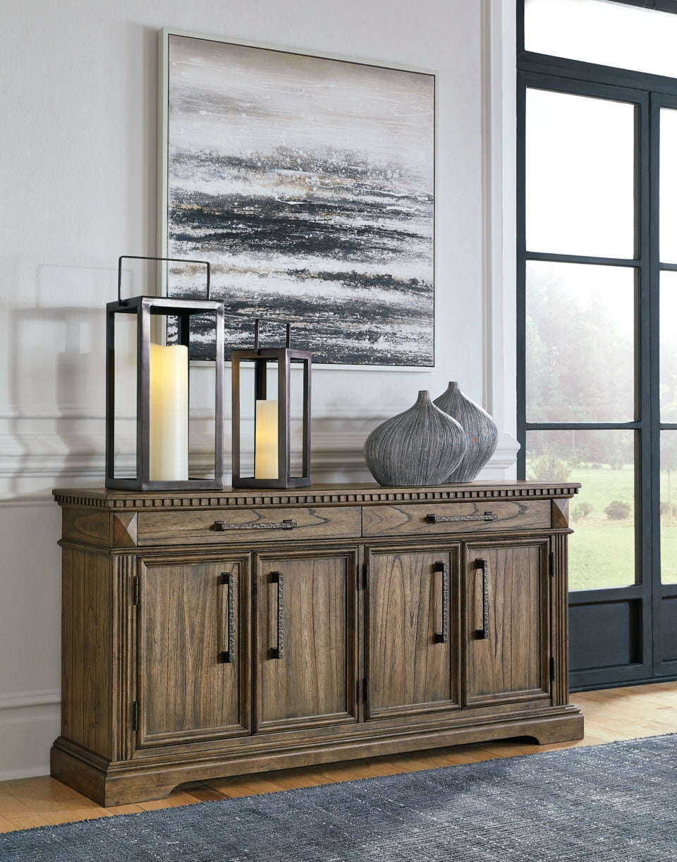 Markenburg Dining Table and 8 Chairs with Storage - PKG014206