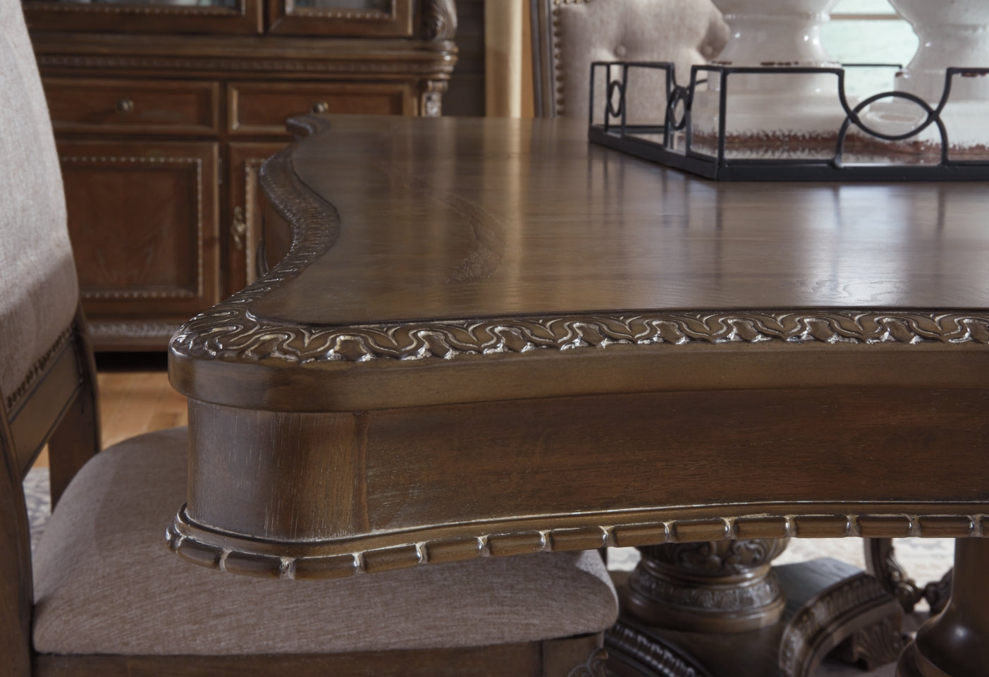 Charmond Dining Table and 6 Chairs with Storage - PKG002289