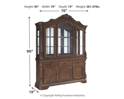 Charmond Dining Table and 6 Chairs with Storage - PKG002290