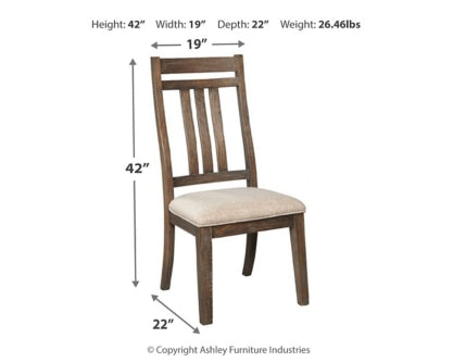 Wyndahl Dining Table and 6 Chairs - PKG002293