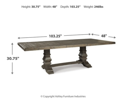 Wyndahl Dining Table and 6 Chairs - PKG002293