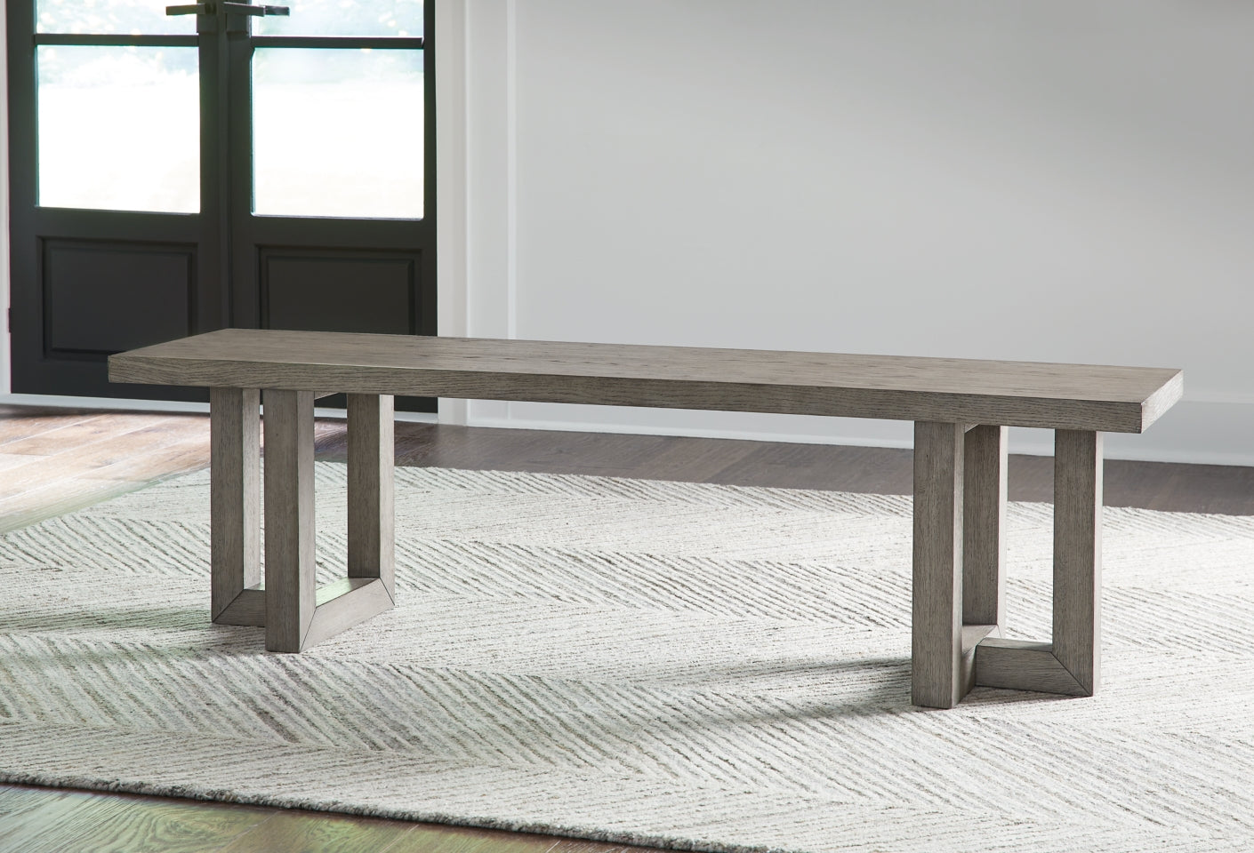 Anibecca Dining Table and 4 Chairs and Bench with Storage