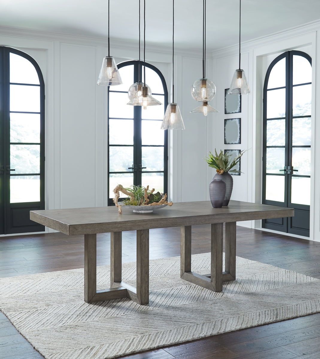 Anibecca Dining Table and 8 Chairs with Storage - PKG013360