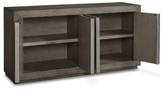 Anibecca Dining Table and 8 Chairs with Storage - PKG013360