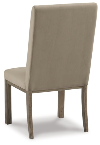 Chrestner Dining Table and 8 Chairs with Storage - PKG013367