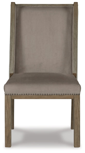 Chrestner Dining Table and 8 Chairs with Storage - PKG013368