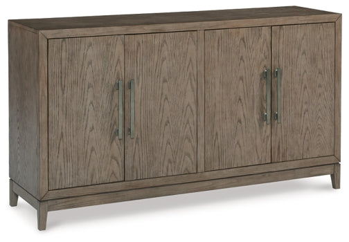 Chrestner Dining Table and 8 Chairs with Storage - PKG013368