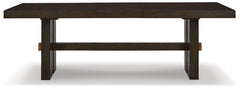 Burkhaus Dining Table and 8 Chairs with Storage - PKG013374