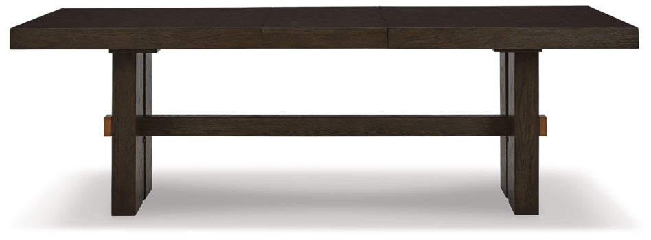 Burkhaus Dining Table and 8 Chairs with Storage - PKG013373