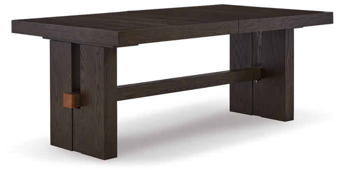 Burkhaus Dining Table and 8 Chairs with Storage - PKG013374