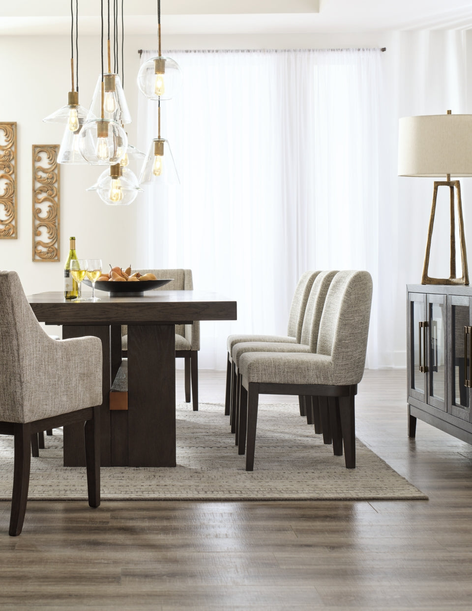 Burkhaus Dining Table and 8 Chairs - PKG013372