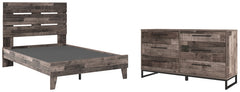 Neilsville Full Platform Bed with Dresser - PKG009109