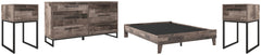 Neilsville Queen Platform Bed with Dresser and 2 Nightstands - PKG009078