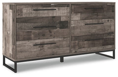 Neilsville Queen Platform Bed with Dresser and 2 Nightstands - PKG009078