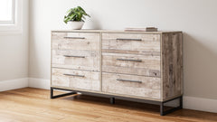 Neilsville Queen Platform Bed with Dresser - PKG009188