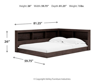 Piperton Full Bookcase Storage Bed