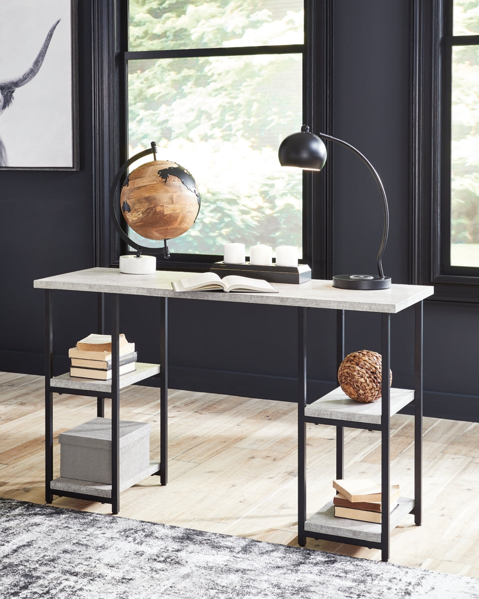 Lazabon Home Office Desk and Storage - PKG010498