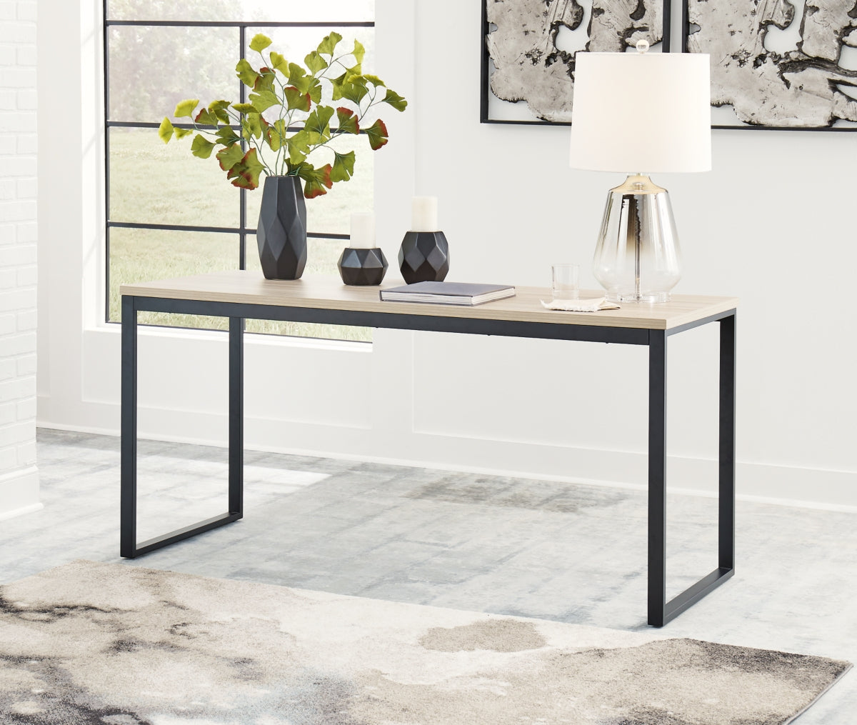 Waylowe Home Office Desk and Storage - PKG010499