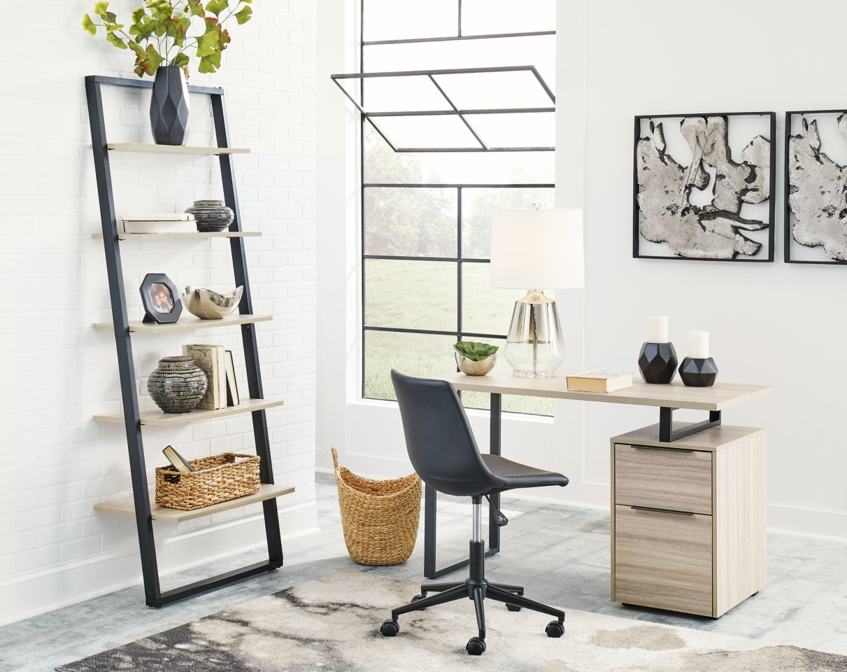 Waylowe Home Office Desk and Storage - PKG010501