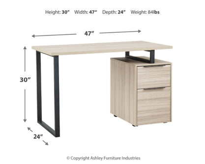 Waylowe Home Office Desk and Storage - PKG010501