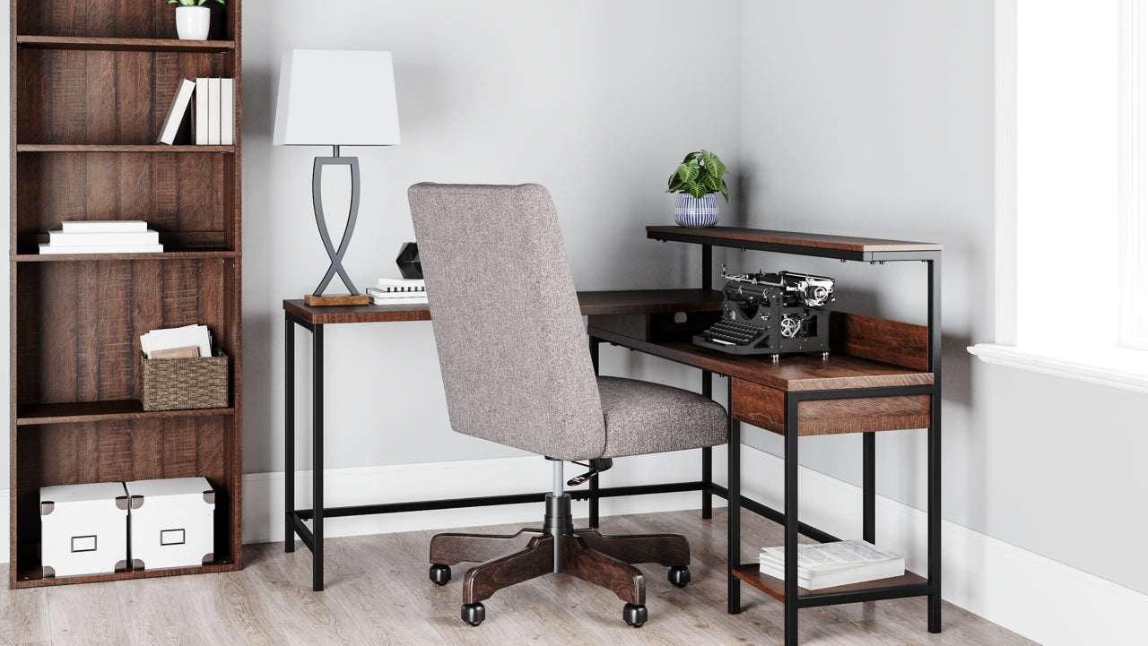 Camiburg Home Office L-Desk with Storage - The Bargain Furniture