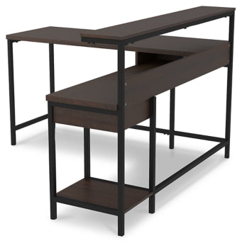 Camiburg Home Office L-Desk with Storage - The Bargain Furniture