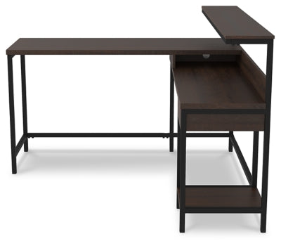 Camiburg Home Office L-Desk with Storage - The Bargain Furniture