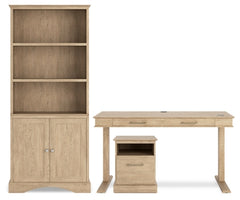 Elmferd Home Office Desk and Storage - PKG014859